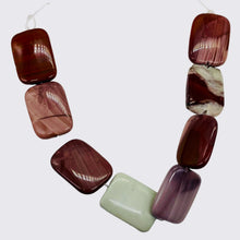 Load image into Gallery viewer, Exotic Imperial Jasper 25x18x5mm Bead 8 inch Strand 10272HS