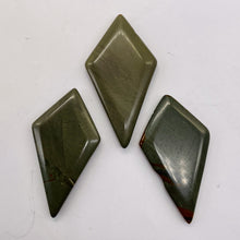 Load image into Gallery viewer, Owyhee Jasper Kite Briolette Pendant Beads | 43x23x4mm | Gray | 3 Beads |