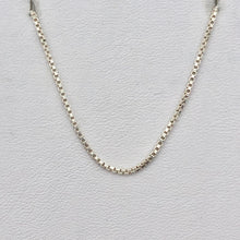 Load image into Gallery viewer, Italian 16" Sterling Silver Fine Box Chain 1mm 109732