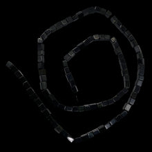 Load image into Gallery viewer, Tourmaline Chrome Translucent Strand Cube | 4x4mm | Black, Green | 100 Beads