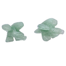 Load image into Gallery viewer, 2 Soaring Carved Aventurine Eagle Beads | 21x16x14mm | Green