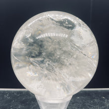 Load image into Gallery viewer, Quartz 430g (15.2oz) Sphere | 68mm (2.7") | Clear | 1 Display Specimen |