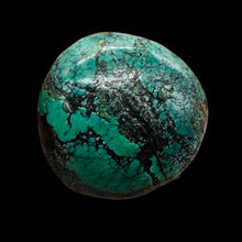 Load image into Gallery viewer, Turquoise Natural Focal 21g Nugget Bead | 29x29x19mm | Blue, Black | 1 Bead |
