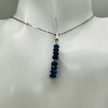 Load image into Gallery viewer, Dazzle Blue Apatite Moon Goddess 14K Gold Filled Pendant | 1" Long |