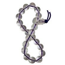 Load image into Gallery viewer, Clear Quartz 7" Strung Strand Round Beads | 8mm | Clear | 21 Beads |