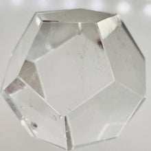 Load image into Gallery viewer, Rock Crystal 80g Dodecahedron | 36mm | Clear | 1 Figurine |