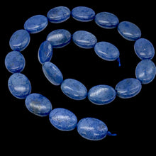 Load image into Gallery viewer, Dumortierite Oval Stone | 18x13x6 | Blue | 21 Bead(s) |