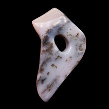 Load image into Gallery viewer, Peruvian Opal 27g Abstract Cut | 66x45x8mm | White. Gray, Pink | 1 Pendant Bead|