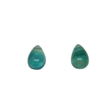 Load image into Gallery viewer, Rare 2 Seafoam Fluorite Pear Briolette Beads 9989