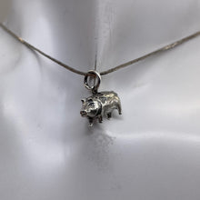 Load image into Gallery viewer, Lucky Pig Sterling Silver Charm | 1/2" Long | Silver | 1 Pendant |