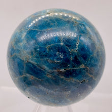 Load image into Gallery viewer, Apatite 323g Meditation Sphere | 2.32" | 58mm | Blue, White | 1 Display Specimen