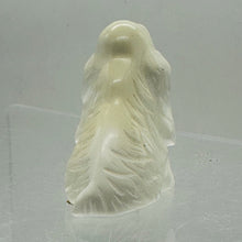 Load image into Gallery viewer, Cocker Spaniel Carved Statue | 1 Figurine | | 37x30x23mm | Clear, White