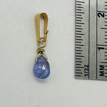 Load image into Gallery viewer, Tanzanite 14K Gold Filled Wire Wrap Pendant | Lavender | 1 inch Long |