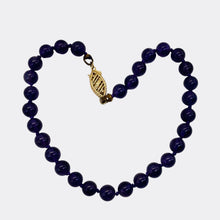 Load image into Gallery viewer, Amethyst 14K Gold Round Bead Bracelet | 7 1/2" | Purple | 1 Bracelet