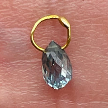 Load image into Gallery viewer, 0.25cts Blue Diamond Brio 18K Gold Pendant Bead 5868AB