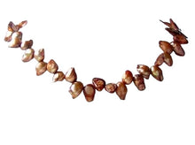 Load image into Gallery viewer, Rich Creamy Carmel Pearl Blister Bead Strand 108329