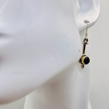 Load image into Gallery viewer, Stellar! Black Onyx Sterling Silver Drop/Dangle Earrings | 1 1/2" Long |