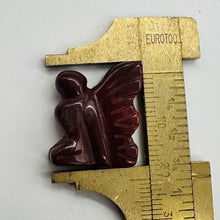 Load image into Gallery viewer, 2 Brecciated Jasper Pixie Fairy Figurine Bead | 21x16x7mm | Red