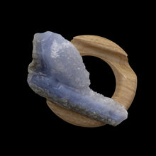 Load image into Gallery viewer, Chalcedony 193g Natural Display Specimen| 3 3/4x3 3/4x 1" | Blue White Gray |