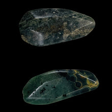 Load image into Gallery viewer, Ocean Jasper Old Stock Long Oval Beads| 45x22x6 to38x20x7mm|Green, Gray| 2 Beads