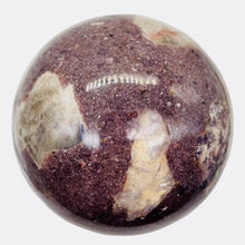 Load image into Gallery viewer, Huge Garnet Crystal 1525g Sphere | 4 1.4" | Red White | 1 Collector's Item |