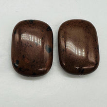 Load image into Gallery viewer, 2 Mahogany Obsidian Pendant Beads