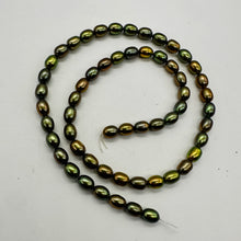 Load image into Gallery viewer, Fresh Water Pearls 16" Strand Potato Pearls | 7x6mm | Rosy Green | 1 Strand |