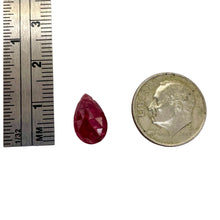 Load image into Gallery viewer, Natural Unheated Faceted 3.72 Carats Red Ruby Bead | 12x8x4mm | 1 Bead |