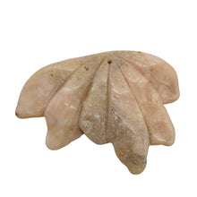 Load image into Gallery viewer, Pink Peruvian Opal Carved 46cts Flower Pendant Bead | 40x42x5mm | Pink |