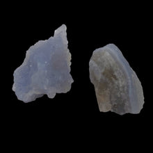 Load image into Gallery viewer, Blue Chalcedony 20g Druzy Nugget Beads| 30x24x16 to 27x25x17mm | Blue | 2 Beads|