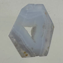 Load image into Gallery viewer, Chalcedony Druzy 35ct Designer Cut Pendant Bead| 29x22x7mm| Blue|1 Pendant Bead|