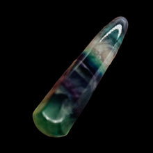 Load image into Gallery viewer, Fluorite Massage Crystal with Round Smooth End | 4x3/4"| Green, Purple| 1 Wand |