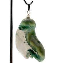 Load image into Gallery viewer, Translucent Ocean Jasper Sterling Silver Pendant | 2 1/4 Inch Long |