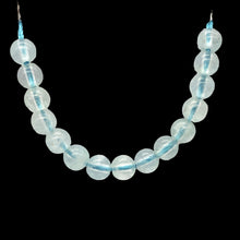 Load image into Gallery viewer, 15 Natural Aquamarine Round Beads | 4.5mm | 15 Beads | Blue | 6655B