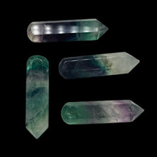Load image into Gallery viewer, Soothing! Multi Hued Fluorite 2 1/4" Massage Crystal | Purple, Green, Clear|1 |