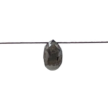 Load image into Gallery viewer, Champagne Diamond Faceted .33ct Brio;ette | 4x3mm | White tint | 1 Bead