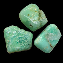 Load image into Gallery viewer, Chrysoprase Nugget Pendant Beadsl | 33x18mm, 30x15mm, 33x13mm | Green | 3 Beads|