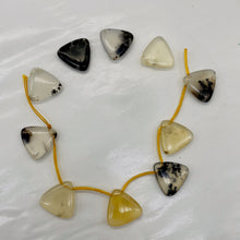 Load image into Gallery viewer, This Is 8 Beads of Rare Golden Opal Triangle Briolette 003424