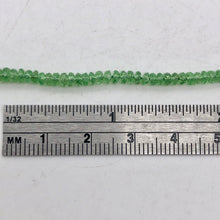 Load image into Gallery viewer, Tsavorite Garnet Faceted Roundel Bead Strand 103287B