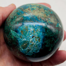 Load image into Gallery viewer, Chrysocolla 645g Sphere | 3" | Green Blue | 1 Collector's Item |