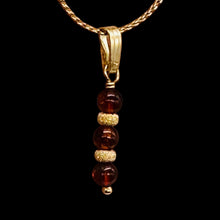 Load image into Gallery viewer, Amber Drop/Dangle Pendant | 1" Long | Amber |