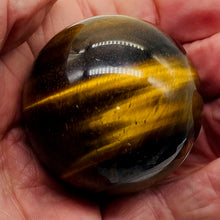 Load image into Gallery viewer, Tiger Eye Collectors 176g Sphere | 2" | Gold , Brown | 1 Display Specimen |