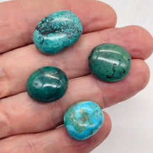 Load image into Gallery viewer, Turquoise Nugget Beads | 24x13 to 19x13mm | | 23 gtw | Blue, Black | 4 Beads |