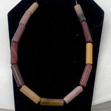 Load image into Gallery viewer, Hot Australian Mookaite 13mm Tube Bead Strand 109544