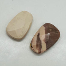 Load image into Gallery viewer, 1 Pink Mookaite Faceted 28x18mm Pendant Bead 4686