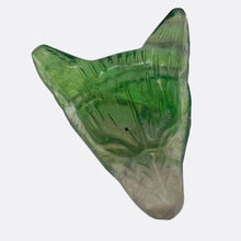 Load image into Gallery viewer, Fluorite Carving Wolf Head Pendant Bead | 40x30x10mm | Green | 1 Bead |