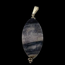 Load image into Gallery viewer, Mookaite Stormy Weather Sterling Silver Marquise | 2 1/4" Long | Gray Black |