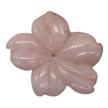 Load image into Gallery viewer, Pink Peruvian Opal Carved 19cts Flower Pendant Bead | 32x27x4mm | Pink | 1 Bead|