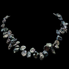 Load image into Gallery viewer, Design Platinum Rosepetal Keishi FW Pearl Strand 109050C