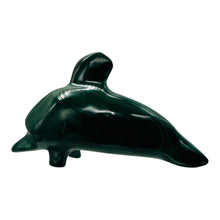 Load image into Gallery viewer, Dolphin 57g Gemstone Carved Malachite Dolphin | 1 Specimen| | 71x39x20mm | Green